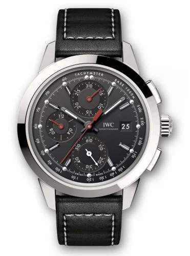 IWC Ingenieur Chronograph Custom Stainless Steel / Black-Red / Calf IW3808-BI (IW3808BI)